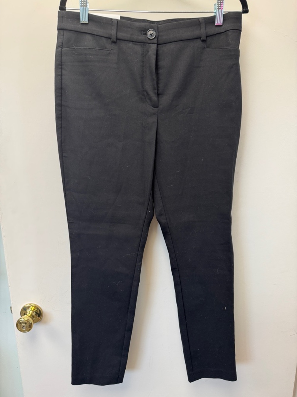 LOFT Black Skinny Ankle Pants - Slim Fit